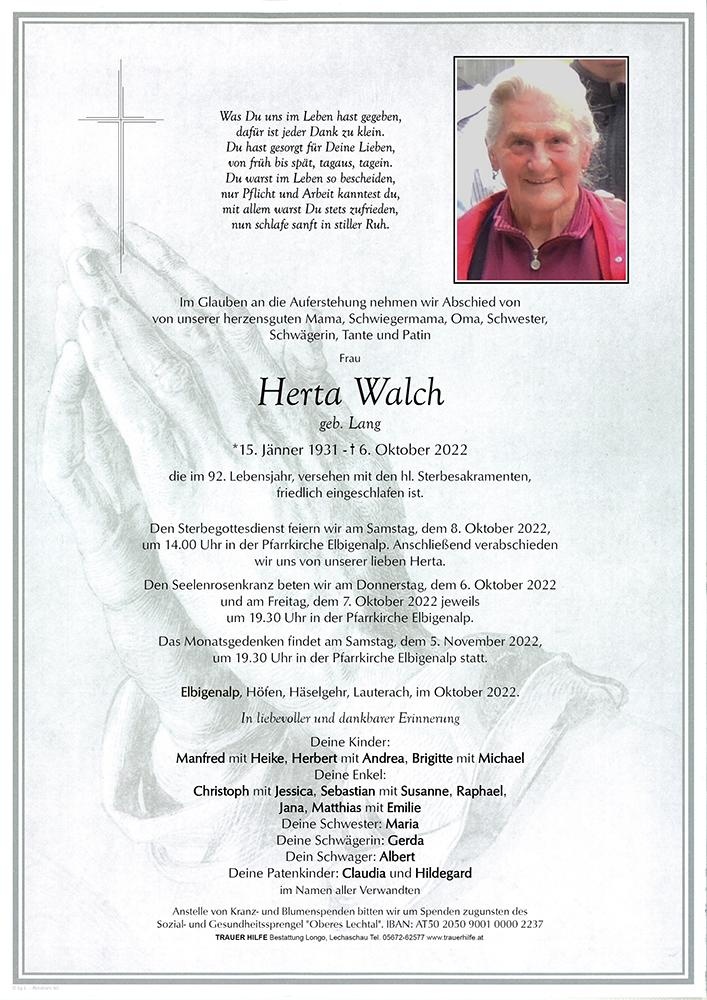 Herta Walch